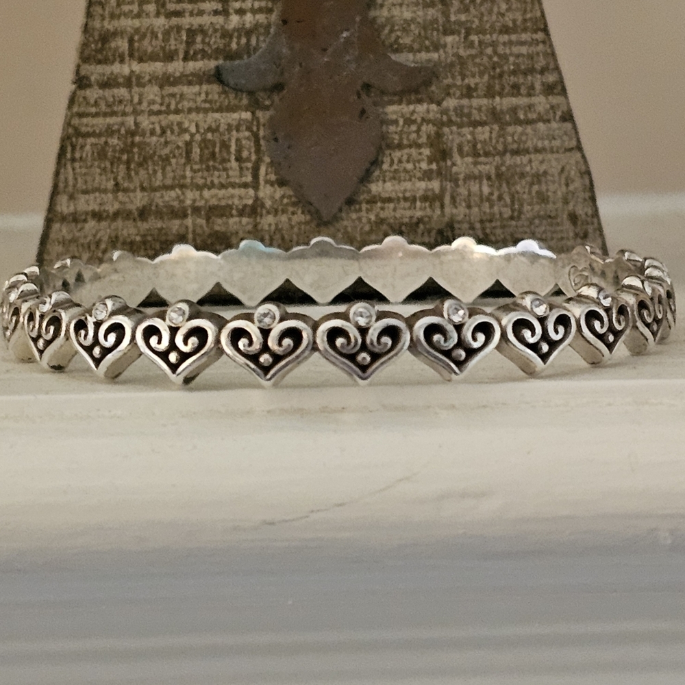 Brighton Acazar Heart Bangle Bracelet - Picture 10 of 16